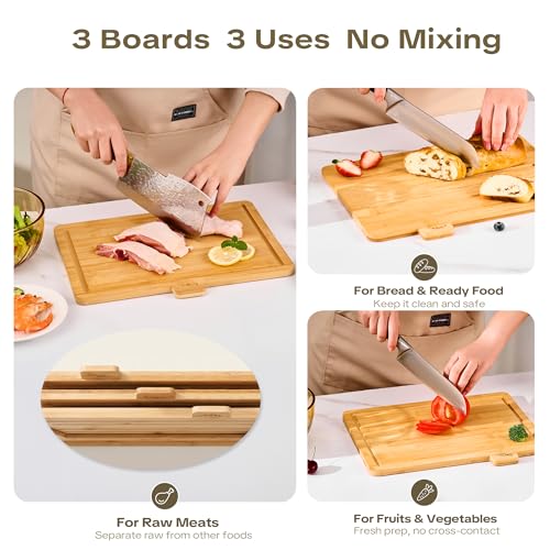 Bamboo Cutting Boards for Kitchen