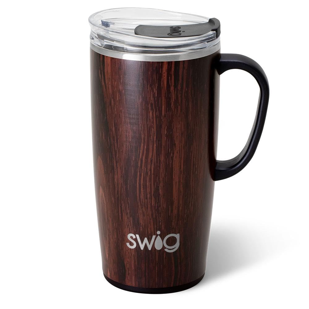 22oz Insulated Travel Mug with Handle & Lid