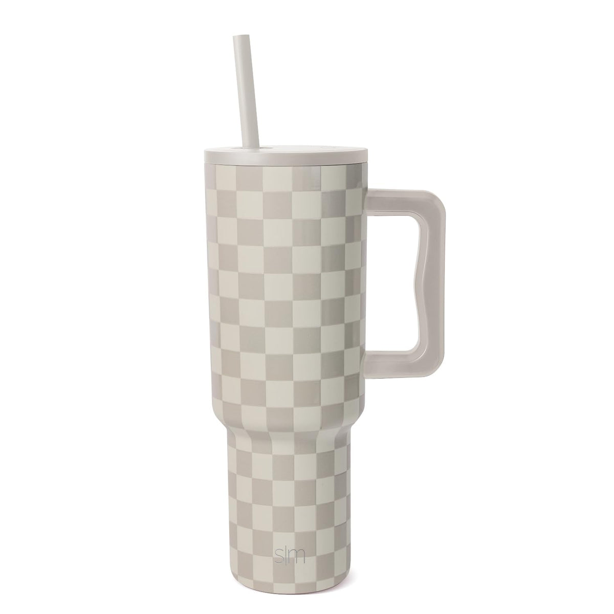 Tumbler with Handle and Straw