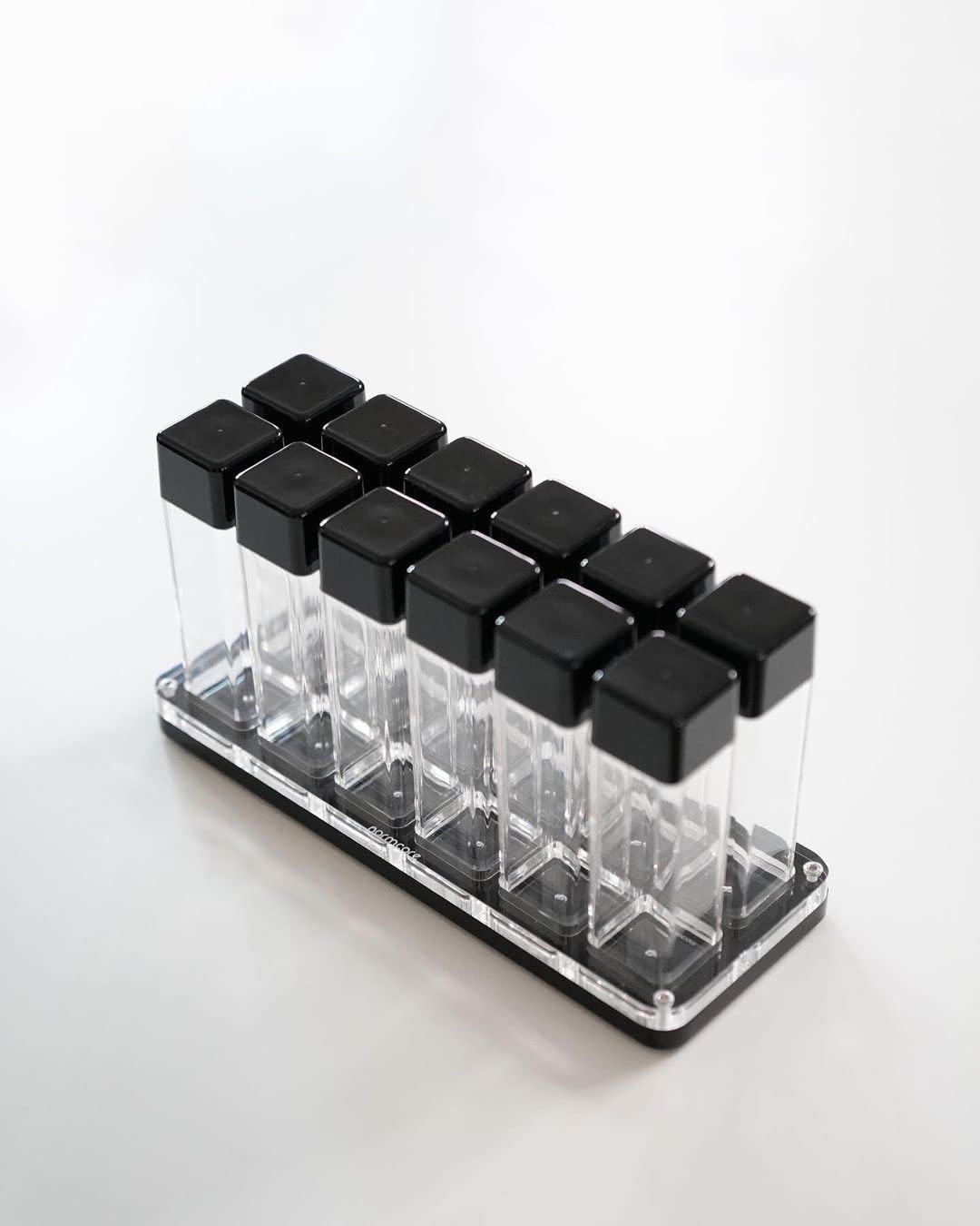 12 Tubes Coffee Bean Cellars with Stand & Hopper (16 Ounce)