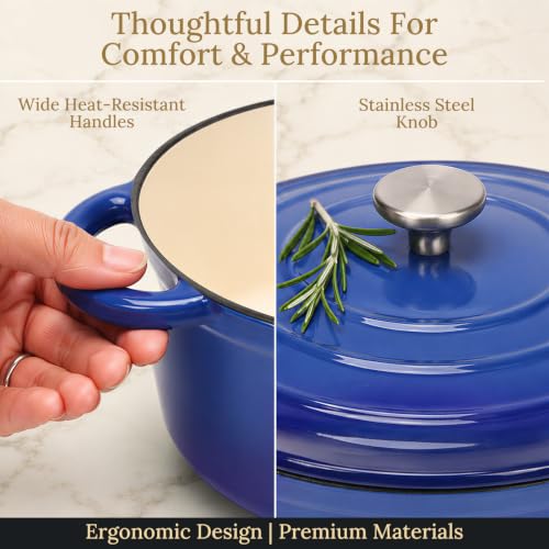 Enameled Cast Iron Cookware Set