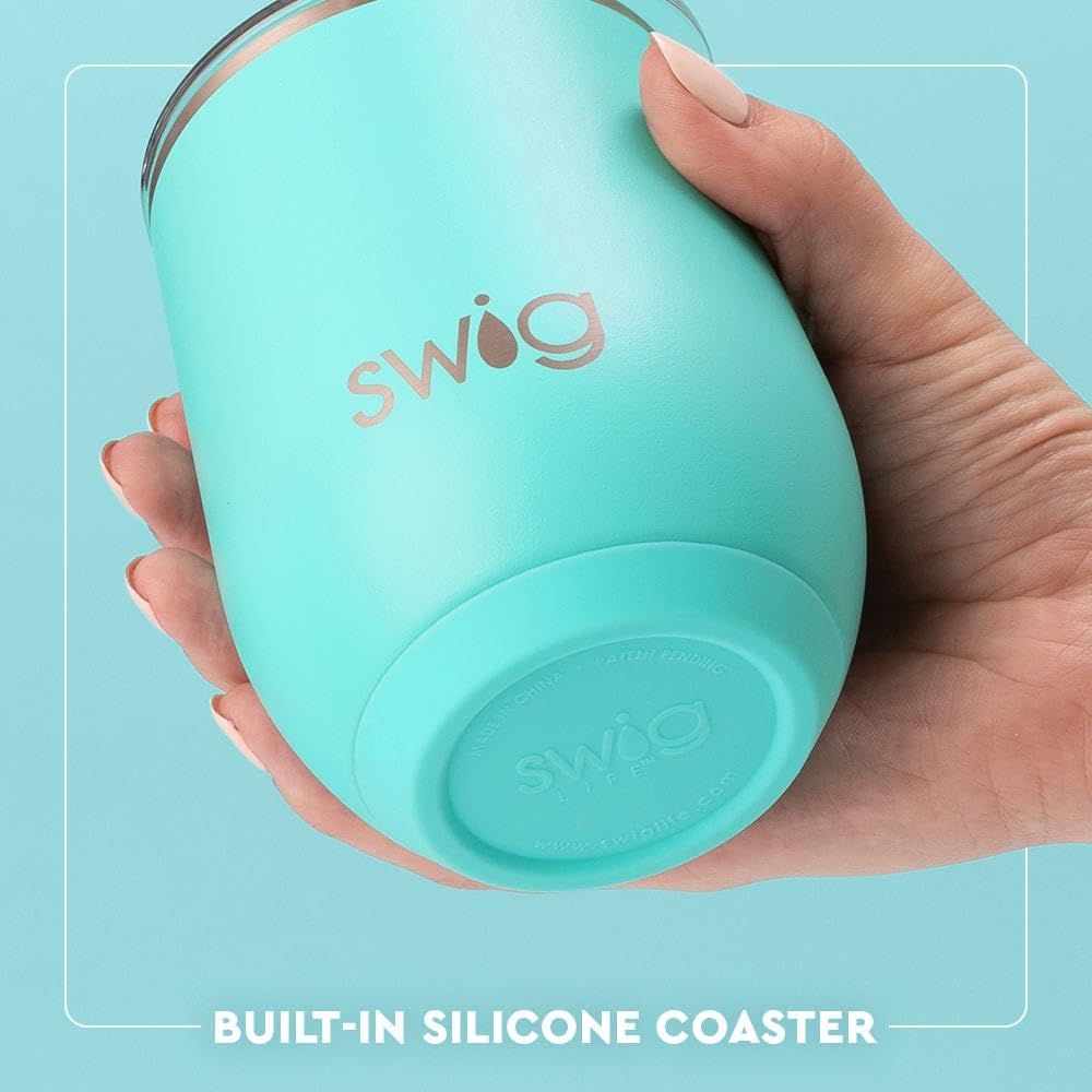 12oz Insulated Wine Tumbler with Lid