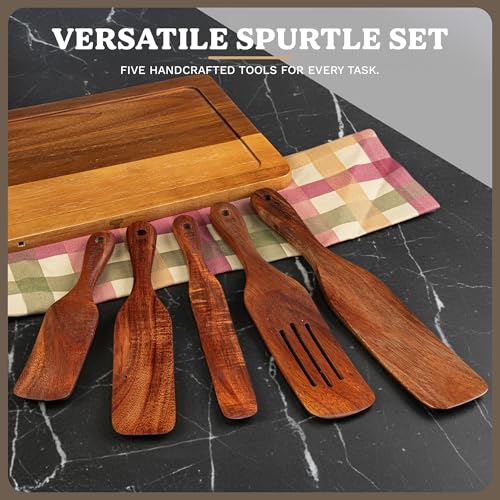 Wooden Spurtle Set (5 Count)