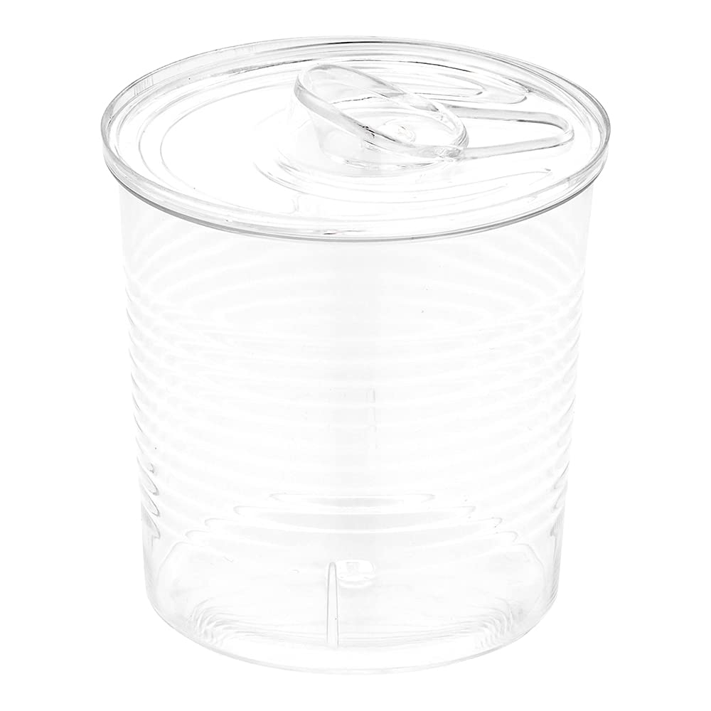 Plastic Canisters with Lid (100 Count)