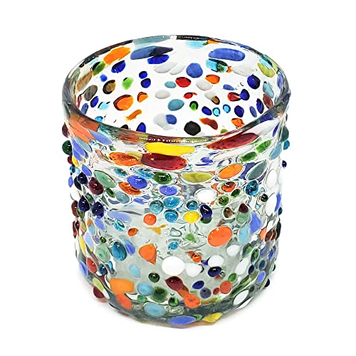 Confetti Rocks 8 oz DOF Glasses (6 Count)