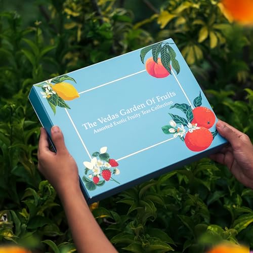 garden of Fruits Premium Herbal Tea Selection Gift Set Box (24 Count)