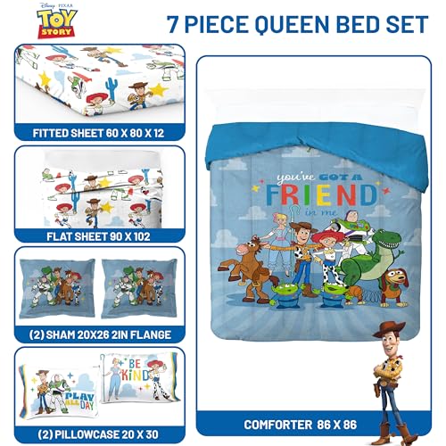 Kids Comforter Set Includes Sheets and Pillow Cover