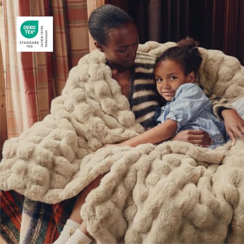 GentleSoft Faux Fur Throw XL Blanket