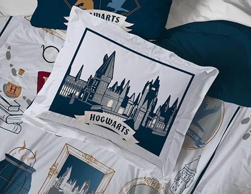 Harry Potter Full Comforter Set 7 Piece Soft Hogwarts Bedding
