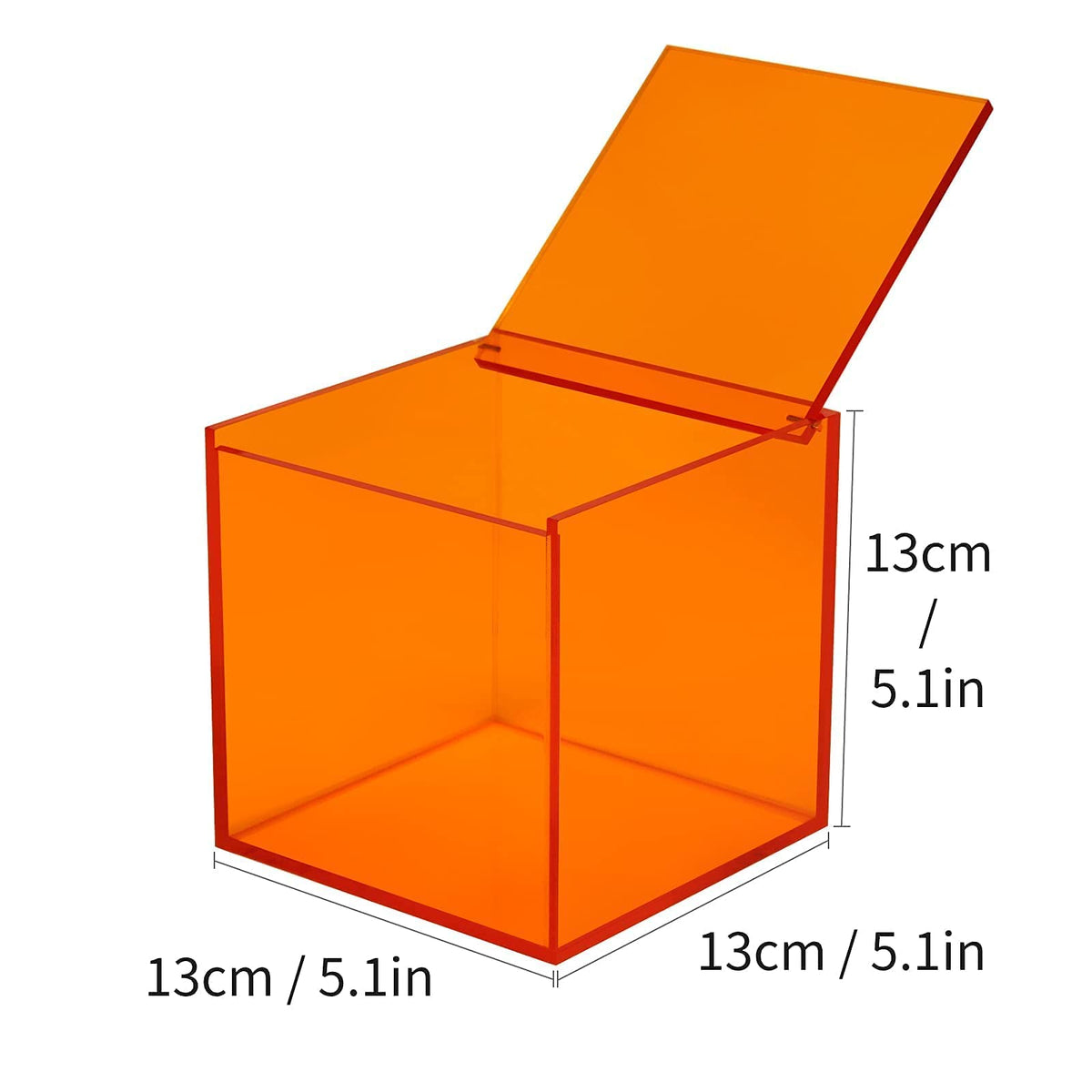 Coffee Capsule Storage Box Coffee Pod Holder Organizers Accessories Anti Dust Durable Clear Acrylic Box for House and Office Use