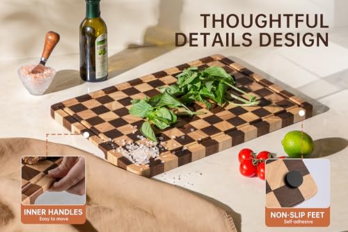 Checkered Cutting Boards for Kitchen