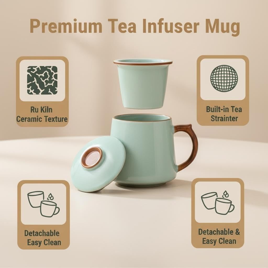 Ceramic tea cups