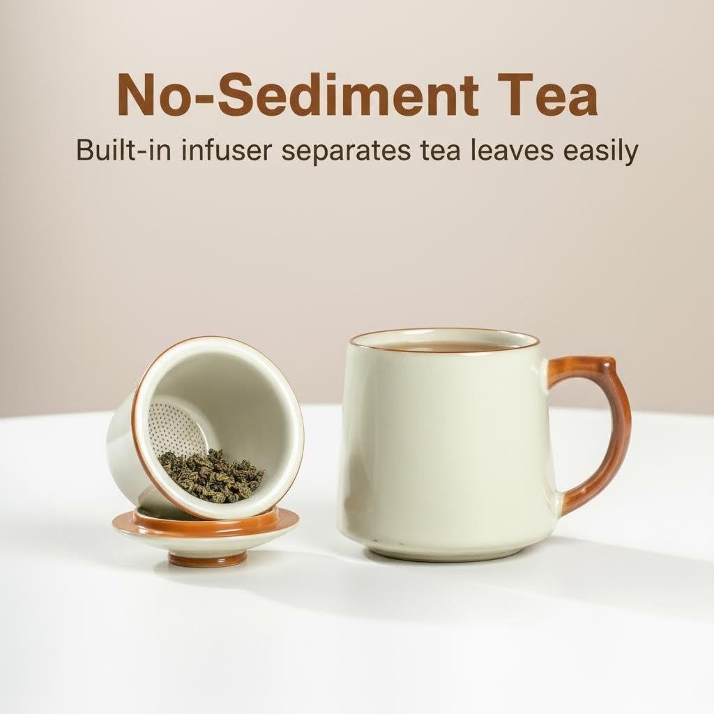 Ceramic tea cups