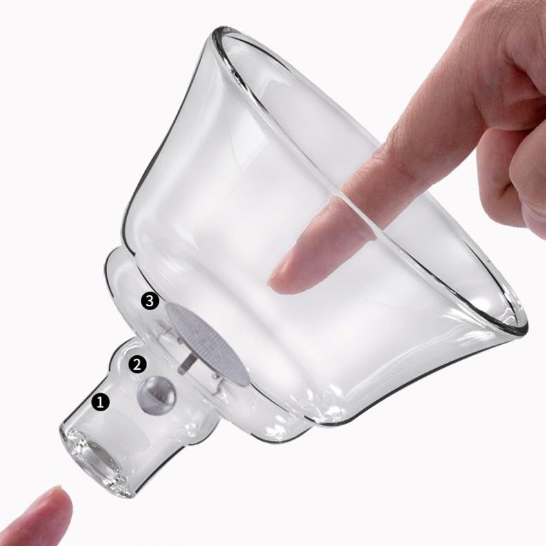 Glass Teapot Set Animal Bird Design Semi