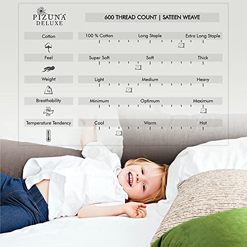100% Cotton King Sheet Set 600 Thread Count