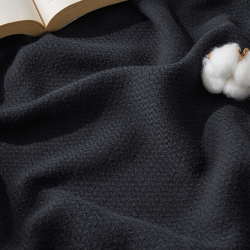 GentleSoft 100% Cotton Large Blanket Oversized King for Bed 120x94 inches