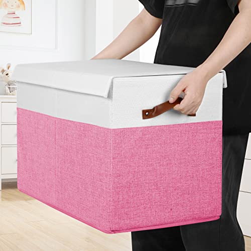 Large Toy Storage Box with Lid