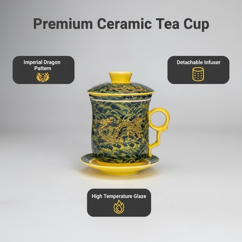 Ceramic tea cups