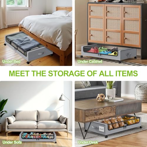 Under Bed Storage with Wheels (2 Count)