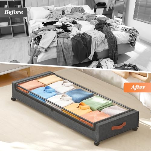 85 L Under Bed Storage with Wheels (2 Count)