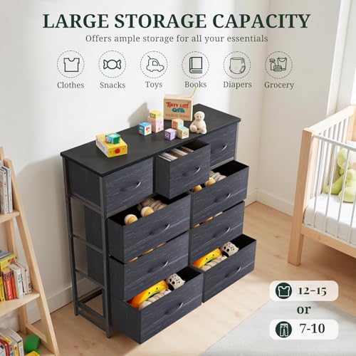 9 Drawer Dresser for Bedroom