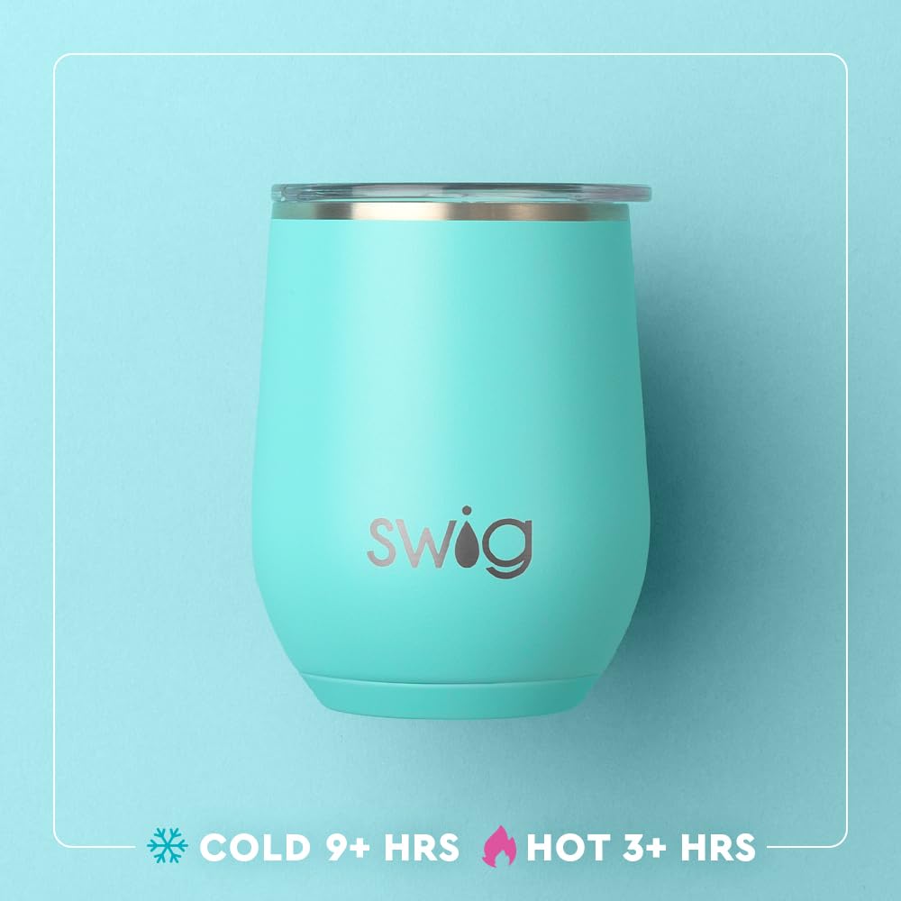 12oz Wine Tumbler with Lid