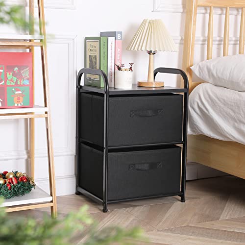 Dresser for Bedroom with 2 Drawers