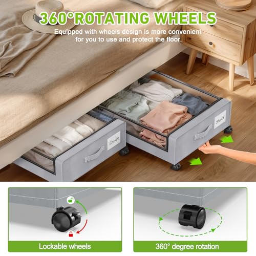Under Bed Storage with Wheels (2 Count)