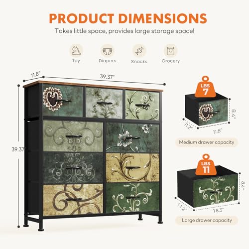 9 Drawer Dresser for Bedroom