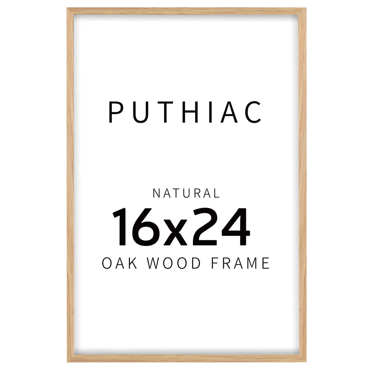 16x24 Solid Oak Wood Picture Frame