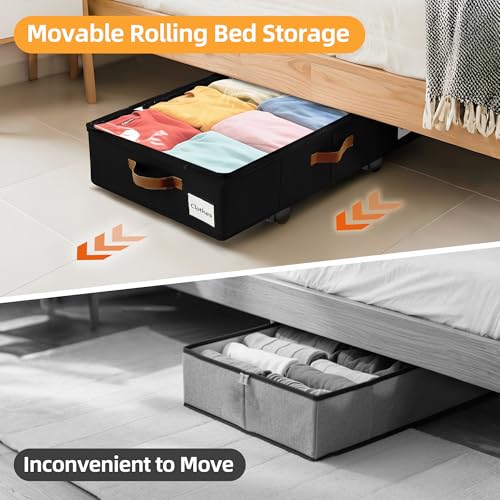 Under Bed Storage with Wheels (2 Count)