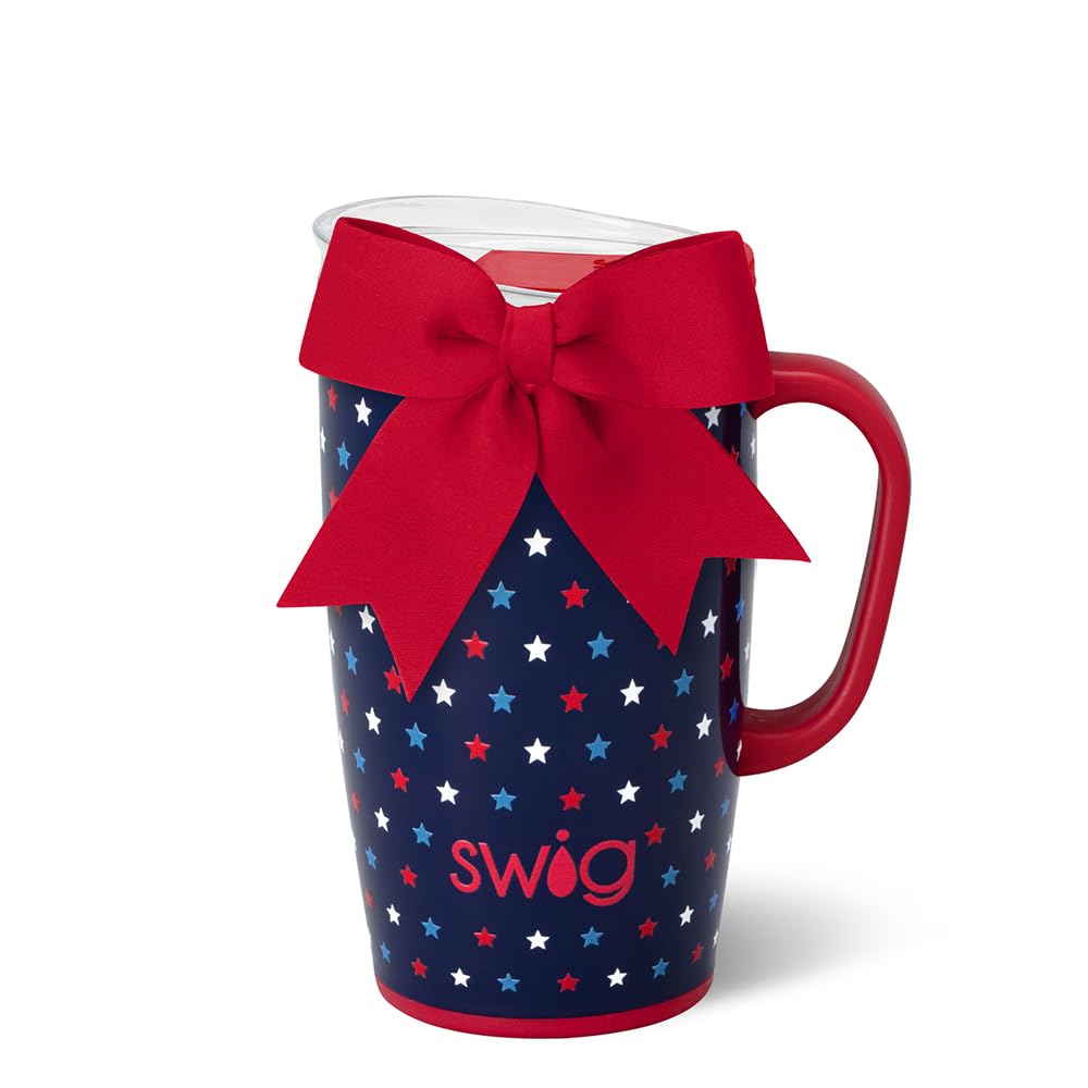 18oz Insulated Travel Mug with Handle & Lid