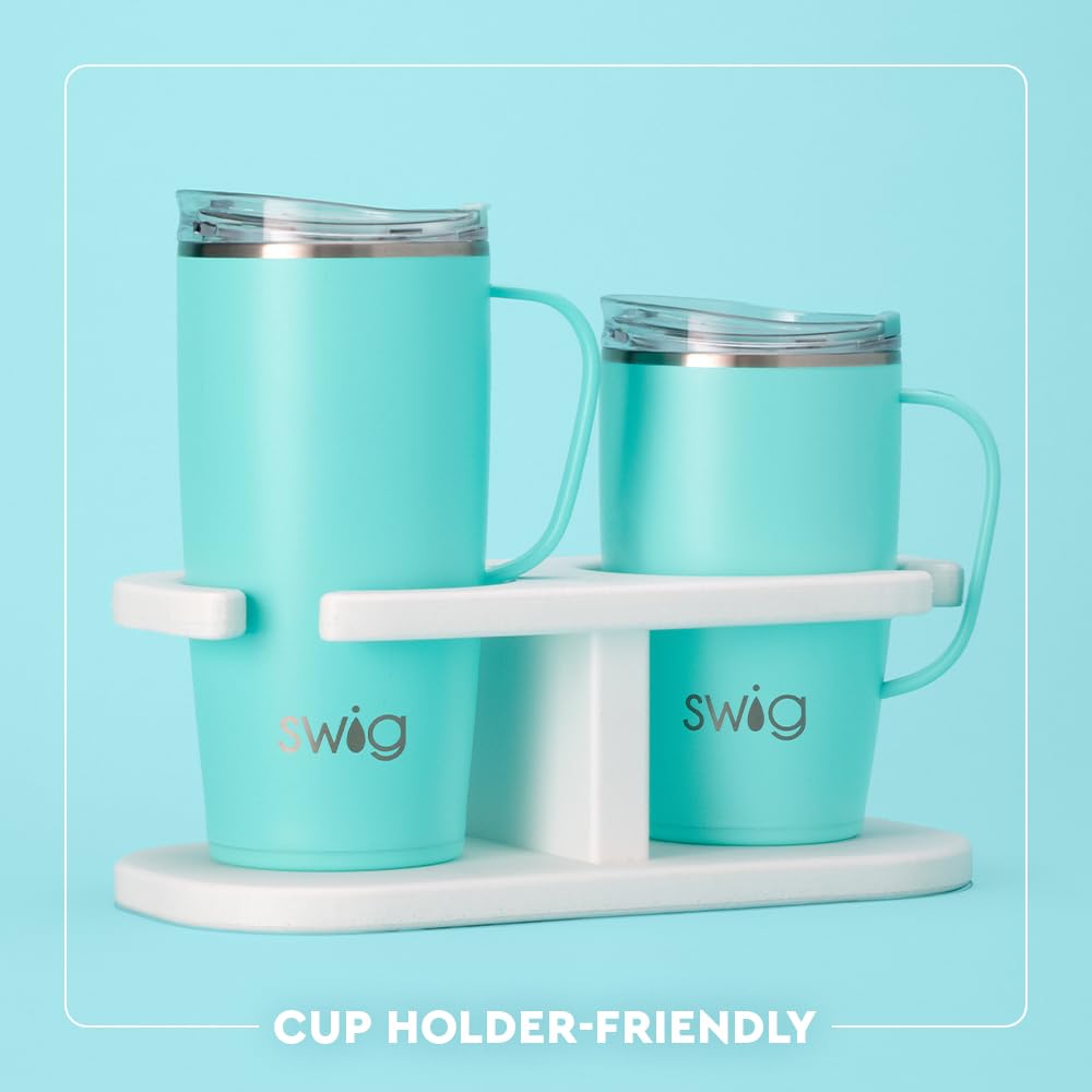22oz Insulated Travel Mug with Handle & Lid