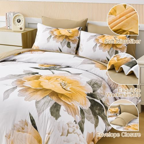 Yellow Comforter Set Queen Size