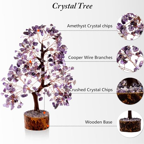 Amethyst Tree of Life Crystal Trees for Home