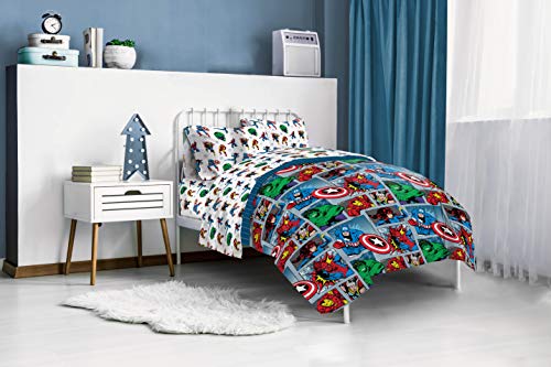 Marvel Comics Iron Man Full Size Comforter Set 5 Piece Kids Bedding