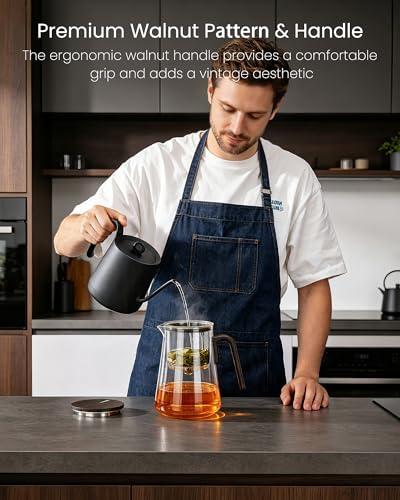 Magic Teapot with Infuser and Magnetic Lid for Loose Tea Maker