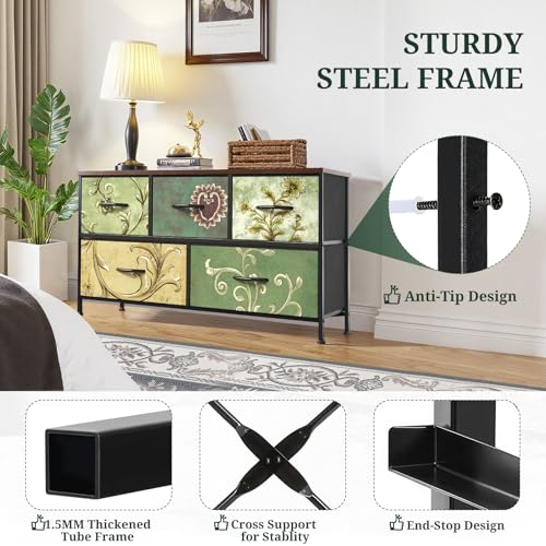 5 Drawer Dresser for Bedroom