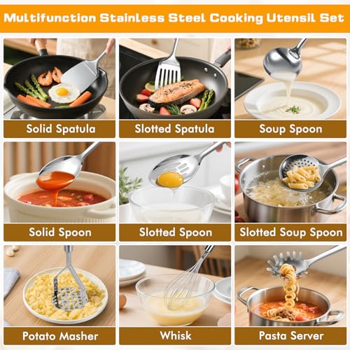 9 Pcs Cooking Utensils Set (9 Count)