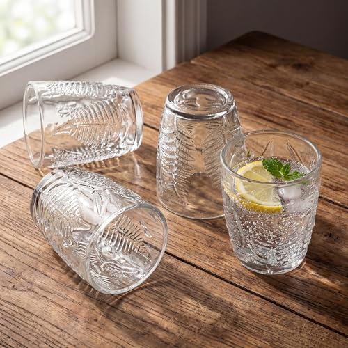 Clear Drinking Glasses Set of 4 (4 Count)
