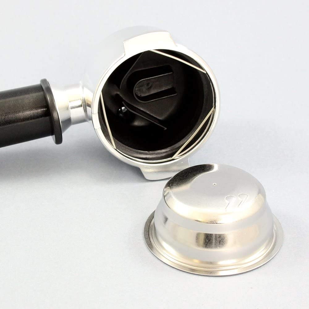 Sump Portafilter Filter Handle Assembly 7313286889 with 2 Cup Filter Basket For Delonghi Espresso ECP31.21