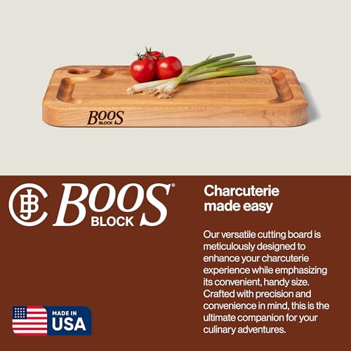 Prestige Series Rectangular Wooden Maple Cutting Board 16”x10”