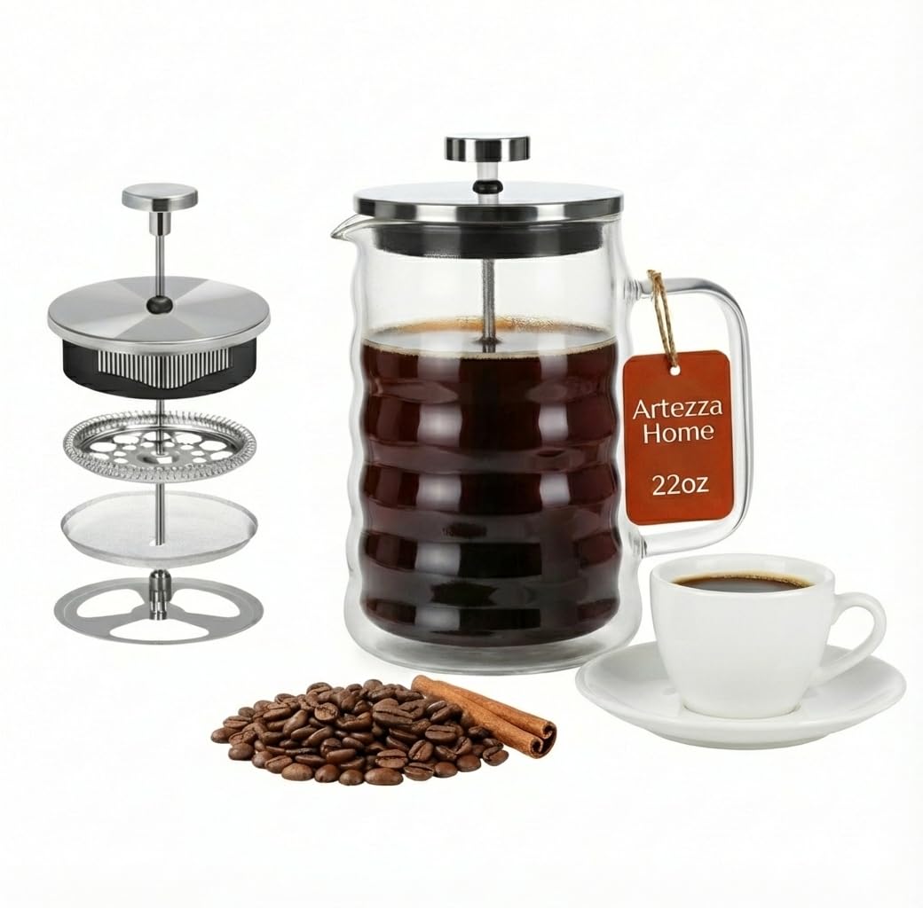 Glass French Press Coffee Maker