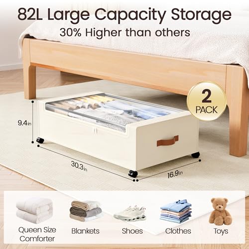 82L Under Bed Storage Containers (2 Count)
