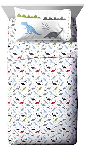 Trend Collector Dinosaur Twin Comforter Set 5 Piece Kids Bedding