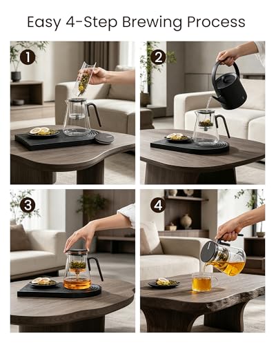 Echanted Teapot with Infuser for Loose Tea