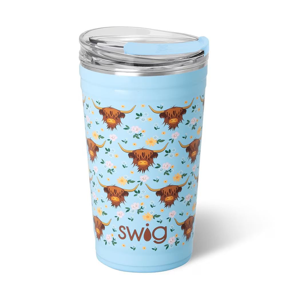 24oz Insulated Party Cup with EZ Slider Lid