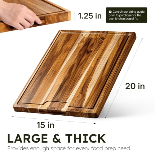 20 x 15 in Teak Cutting Board