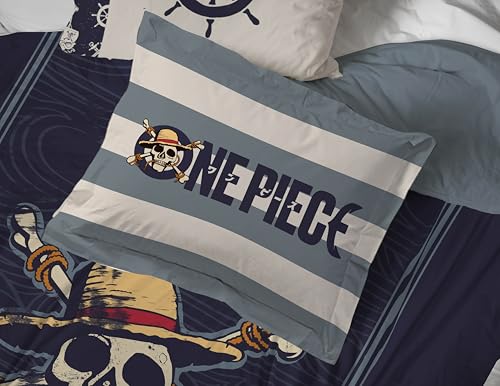 One Piece Luffy Full Comforter Set 7 Piece Soft Anime Bedding