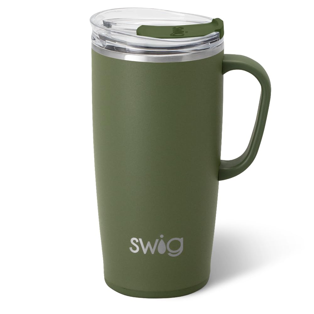 22oz Insulated Travel Mug with Handle & Lid